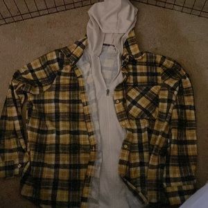 Hooded flannel for women great for fall
